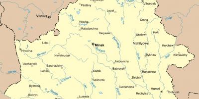 지도 belorussia