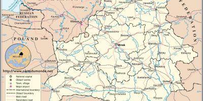 벨로루시가 국가 지도